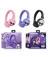 Kuromi Wireless Bluetooth Headphones Earmuffs Electroplated Hang Neck He... - £21.22 GBP