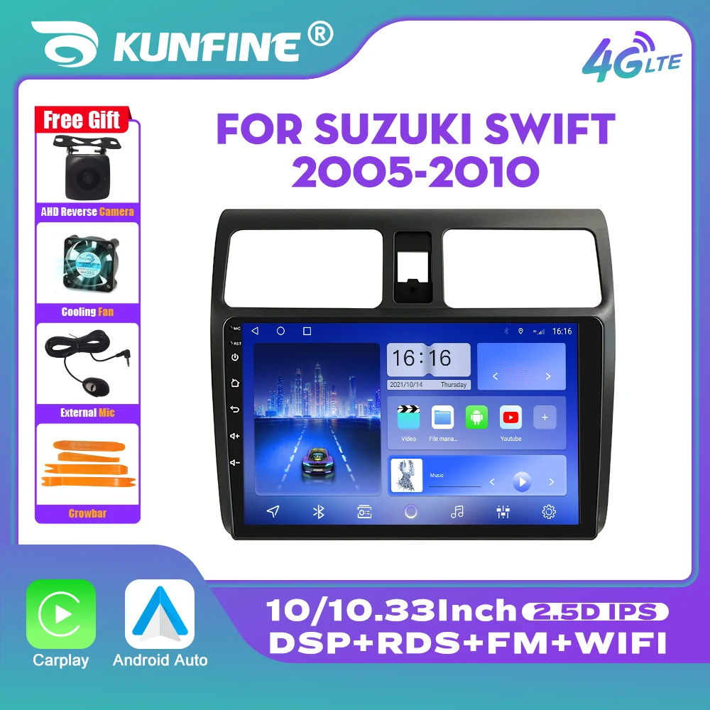 10.33 Inch Car Radio For SUZUKI SWIFT 2005-2010 2Din Android Octa Core Car - £87.83 GBP+
