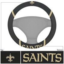 NFL New Orleans Saints Embroidered Mesh Steering Wheel Cover by FanMats - £18.27 GBP