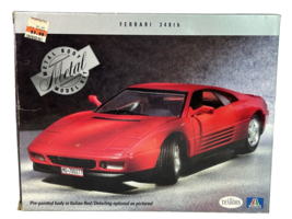 NEW 1991 Testors Ferrari 348tb Metal Un-Assembled Model Kit 1:24 - NIB / NEW - $24.70