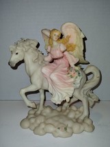 Vtg Roman Seraphim Classics Vintage 1997 Angel Horse #78084 Simone Natur... - $23.00