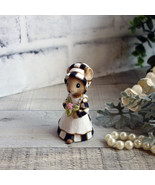 Courtly Figurine Country Mouse Whimsy Check Décor Black and White Check ... - $1,311.51 MXN