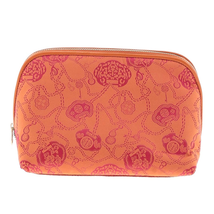 Shanghai Tang Orange Cosmetic Bag Travel Toiletry Makeup Jewelry Case Pouch Nwot - £63.14 GBP