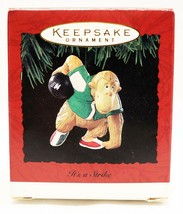 VINTAGE 1994 Hallmark Keepsake Christmas Ornament It&#39;s a Strike Gorilla Bowling - £11.81 GBP