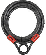 30Ft Security Steel Cable With Loops, Flex Cable, Lock Cable 3/8 Inch, F... - £65.05 GBP