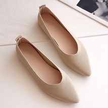 Pointed Toe Soft Shallow Mesh Loafers Women Ballet Flats Breathable Slip... - £20.61 GBP