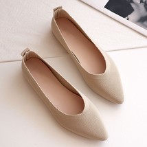 Pointed Toe Soft Shallow Mesh Loafers Women Ballet Flats Breathable Slip... - £20.79 GBP