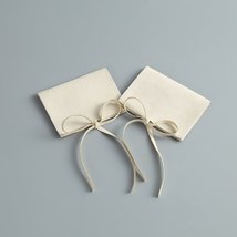 Microfiber Jewelry Pouch with Ribbon Envelope Gift Packaging Bag for Ring Earrin - £109.07 GBP