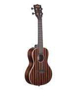 Kala KA-EBY-C Concert Ukulele, Satin/Striped Ebony - $169.99