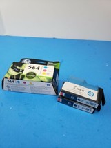 HP Ink Set (2) 564XL Black &amp; 3 Color regular cartridges Cartridges Genui... - £30.92 GBP