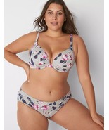 Lane Bryant CACIQUE Cotton HIPSTER Panty GRAY FLORAL Plus Size 22/24 3X NWT - €14,14 EUR Lane Bryant CACIQUE Cotton HIPSTER Panty GRAY FLORAL Plus Size 22/24 3X NWT - €14,14 EUR