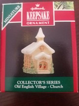 Hallmark Keepsake Ornament Collector&#39;s Series Old English Village - Church - £13.12 GBP