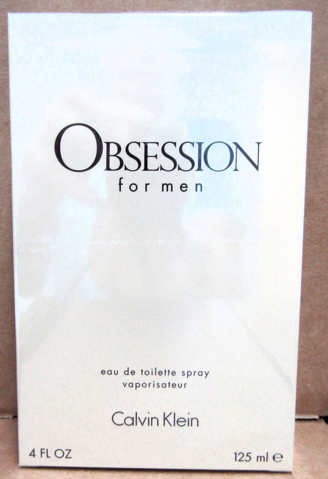 New in Box Calvin Klein Obsession for Men Eau de Toilette Spray 4 fl oz 125 ml  - £23.38 GBP
