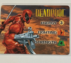 Marvel Overpower 1995 Attribute Character Deadpool Placard Promo XR  - £5.45 GBP