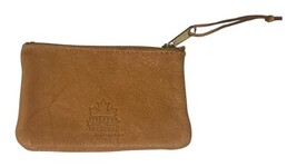 VTG Tilley Deerskin Leather Coin Purse Quebec Canada Zip Pouch Wristlet New image 8