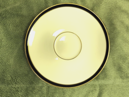 Lenox Urban Lights Saucer Round Plate Ivory with Black Border Gold Trim NEW - £6.29 GBP