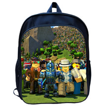 WM Roblox Kid Child Backpack Daypack Schoolbag Bookbag Two Bag Forest - £14.22 GBP