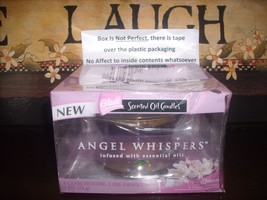 Glade Scented Oil Candles ANGEL WHISPERS Box w 2 refills + Candle Holder Warmer - £14.28 GBP