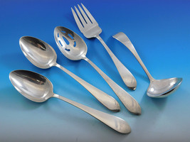 Pointed Antique Reed Barton Dominick Haff Sterling Essential Serving Set Lrg 5pc - $391.05