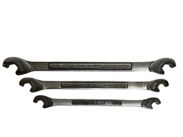 3 Craftsman Double Open End Wrench Set 7/16th, 9/16th, 11/16th, 1/2,  5/8th 3/4 - £27.79 GBP