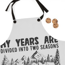 Camping Lover Apron Black and White Design - £28.78 GBP