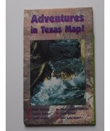 Folding Road Map Adventures in Texas Map 1996 - €8,21 EUR