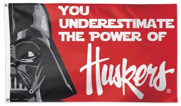 Darth Vader Star Wars 3×5 Nebraska Huskers Flag - $18.00