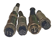 4pc Microphone Plug Assorted Ham radio MICROPHONE PLUG / CB Radio Connector Mic - £13.64 GBP