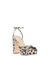 Loeffler Randall rivka knot platform sandal in LEOPARD - size 9.5 - $290.07