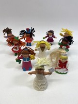 Cabbage Patch Kids CPK Doll Mini Figures Lot Of 10 PVC 1992-1994 Figurines - $27.99
