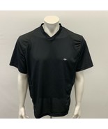 Athletic Works Men&#39;s V Neck Shirt Size Medium Short Sleeve Polyester Wor... - $7.92