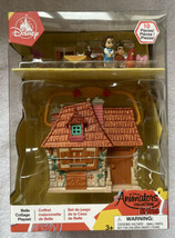 Disney Animators Littles Collection Belle Cottage Playset 10 P Cs Surprise Figure - £32.76 GBP