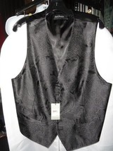 David Donahue Black Vest Size Large NWT - £197.51 GBP