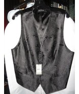 David Donahue Black Vest Size Large NWT - $341.92 CAD