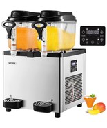 VEVOR Commercial Slushy Machine, 6 L x 2 Tanks 50 Cups, 700W 110V, Stain... - $27,089.77 MXN