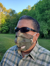 Face Mask Máscara Made in USA Handmade Camo Reusable Washable Adults and Childs  - £10.99 GBP