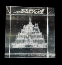 Minas Tirith, capital of Gondor, Laser Etched Paperweight 2&quot; square Rare - £26.00 GBP