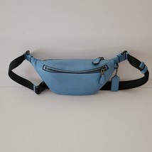 Coach CR374 Warren Mini Belt Bag Pebbled Leather Sling Fanny Pack Pool - $134.23
