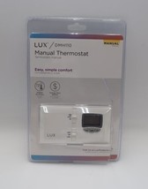 Lux Products DMH110 Non-Programmable Manual Thermostat w/ Digital Accuracy  - £17.73 GBP