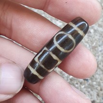 Amuleto Nepalese Tibetano Himalayano 4 occhi pietra agata Dzi Bead AT12 - $1,394.34 MXN