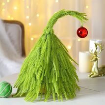 Civaner 18 Inch Lime Green Mini Artificial Christmas Tree with Red Ball - $359.05 MXN