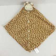 Angel Dear Giraffe Baby Security Blanket Lovey Plush 13&quot;x13&quot;  Brown - $11.84