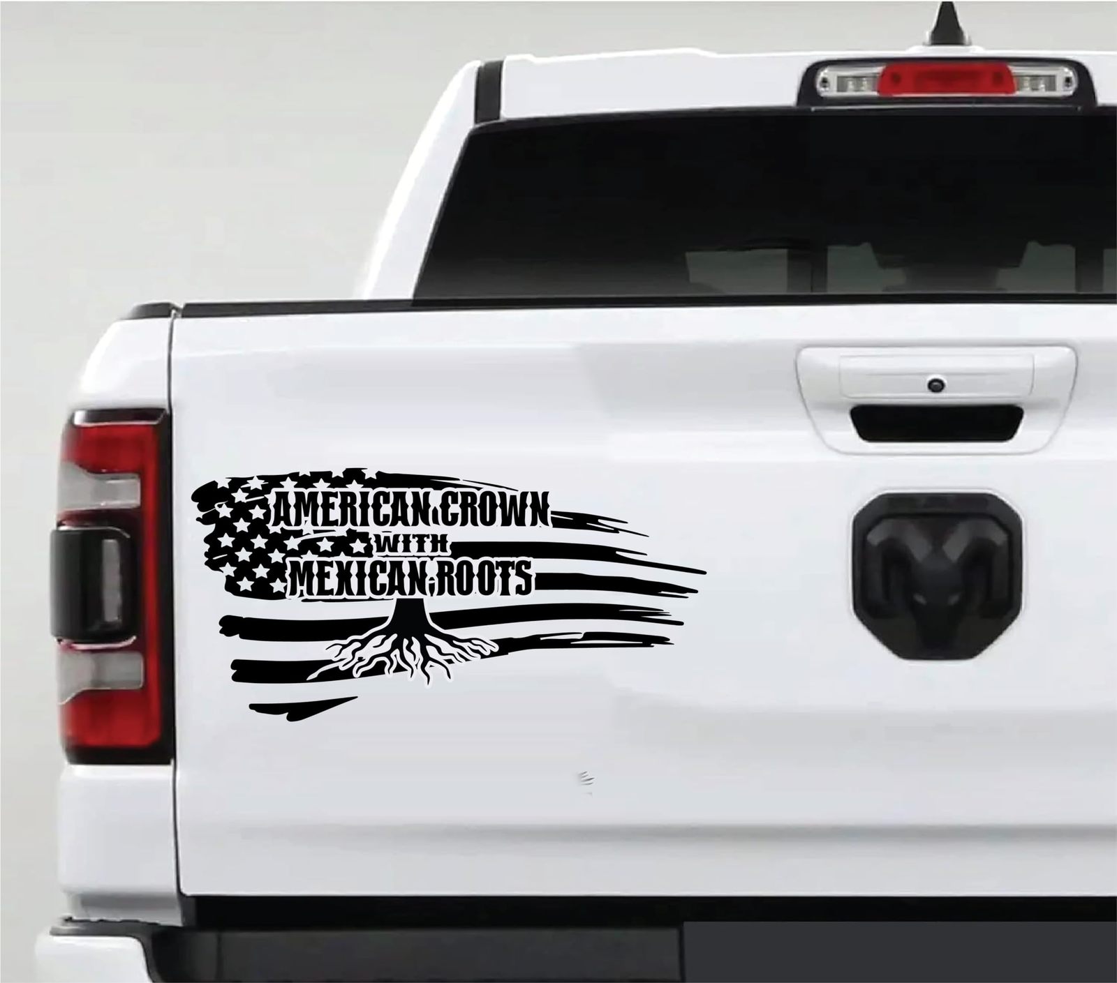 American Grown with Mexican Roots American Flag Vinyl Decal Sticker 9 - ... - $0.99