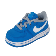 Nike Air Force One TD Shoes 596730 400 Leather Blue Sneakers Vintage Siz... - $53.99