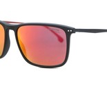 Carrera Sunglasses CA8049S 003 Matte Black Frame W/ Red Mirrored Lens - $59.39