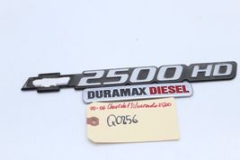 00-06 CHEVROLET SILVERADO 2500 HD DURAMAX DIESEL BADGE Q0856 image 11