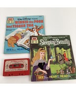  Disney Storyteller Cassette Tape Sleeping Beauty Pooh Read Along Book V... - $40.53 CAD