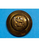 CIVIL WAR, LEAD FILLED, BRASS, USA BRIDLE ROSETTE - $1,140.41 MXN