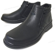 Brand New Men&#39;s Winter Boots Fur Lined Both Side Zipper Warm Ankle Snow ... - €19,51 EUR+