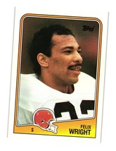 1988 Topps #101 Felix Wright Cleveland Browns - £2.39 GBP